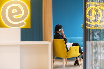 Lobby sitting area