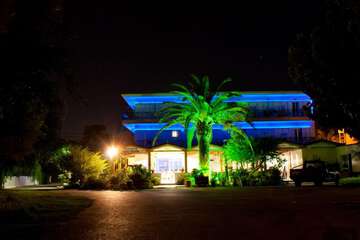 Front of property - evening/night