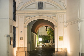 Front of property - evening/night