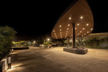Front of property - evening/night