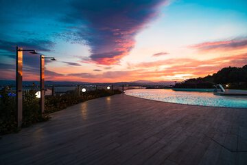 Rooftop pool