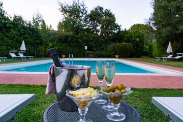 Poolside bar