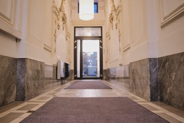 Interior entrance