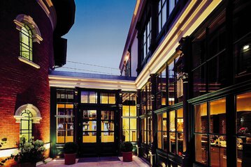 Front of property - evening/night