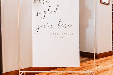 Indoor wedding