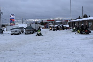 Snowmobiling