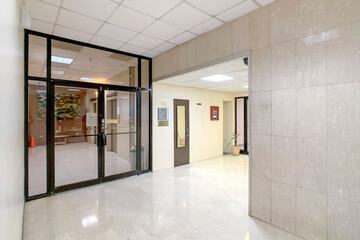 Interior entrance