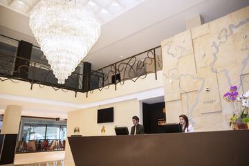 Interior entrance
