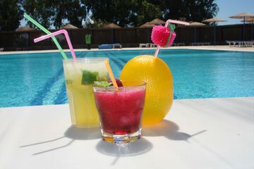 Poolside bar