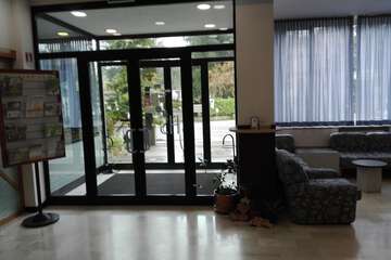 Interior entrance