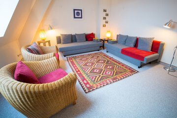 Lobby sitting area