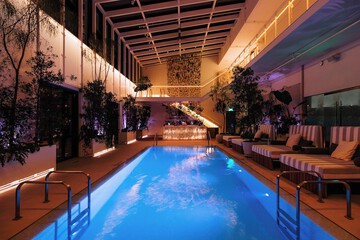 Poolside bar