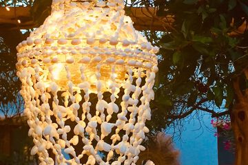 Outdoor wedding area