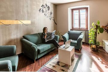 Lobby sitting area