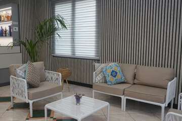 Lobby sitting area