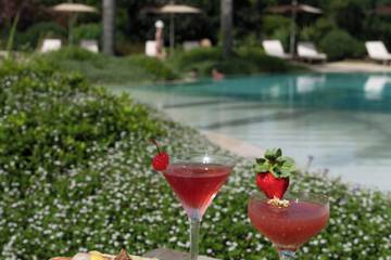Poolside bar