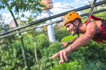 Ziplining