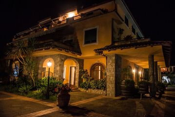 Front of property - evening/night