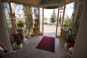 Interior entrance