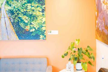 Lobby sitting area