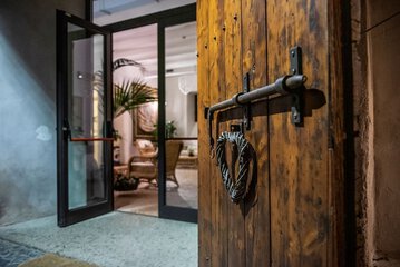 Interior entrance