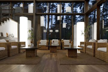 Lobby sitting area