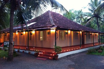 Front of property - evening/night
