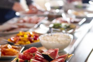 Breakfast buffet