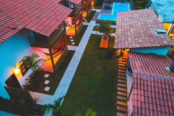 Front of property - evening/night