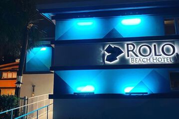 Front of property - evening/night