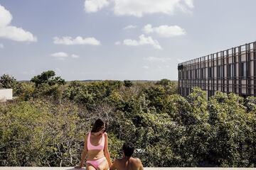Rooftop pool