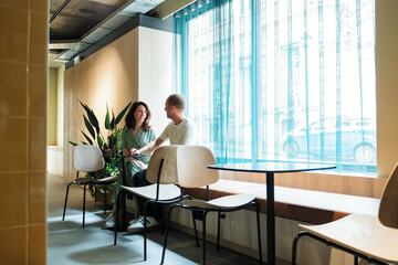 Lobby sitting area