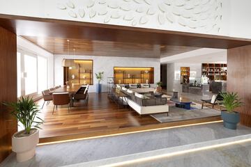 Lobby sitting area