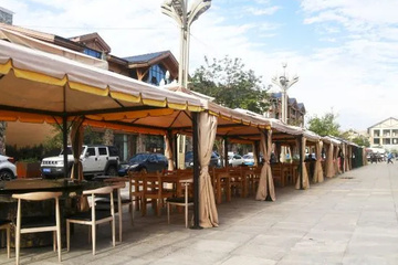 outside