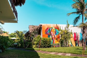 Interior entrance