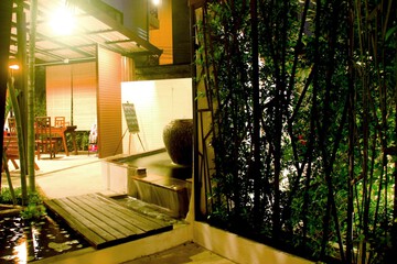 Interior entrance