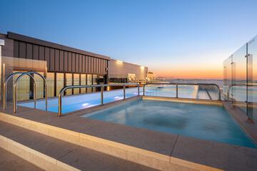 Rooftop pool
