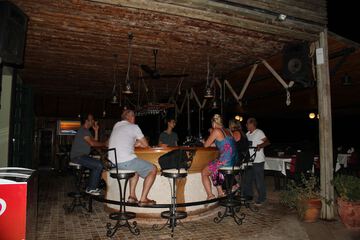 Poolside bar