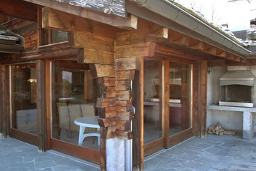 outside