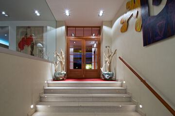 Interior entrance