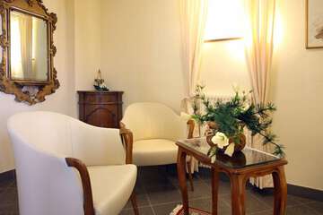 Lobby sitting area