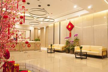 Lobby sitting area