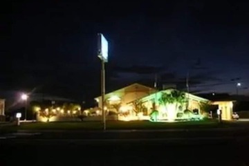 Front of property - evening/night