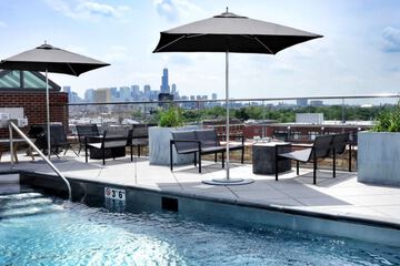 Rooftop pool