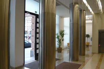 Interior entrance