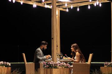 Couples dining