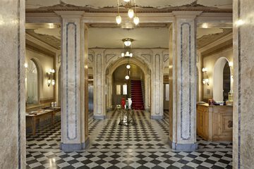 Interior entrance