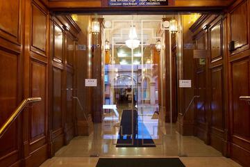 Interior entrance