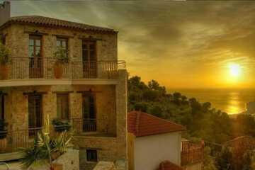 Front of property - evening/night