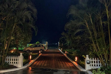 outside